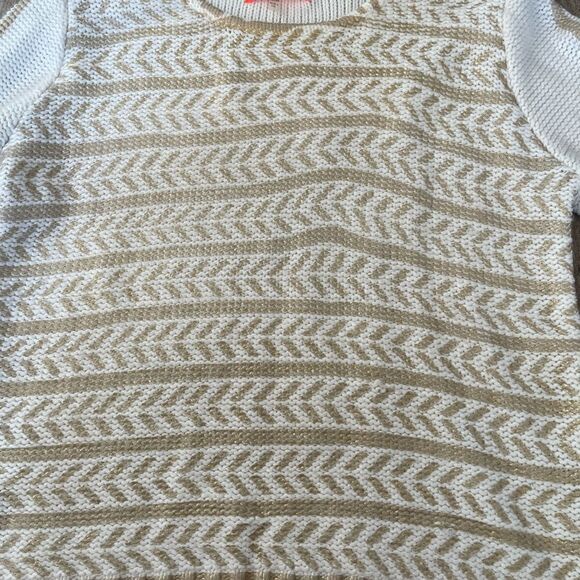 Lulumari cream and gold Mohair blend sweater. S/M - Picture 5 of 5